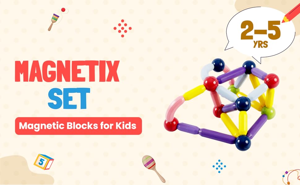 magnetic sticks for 2-5 years old