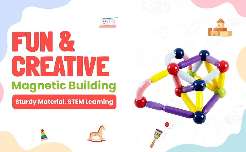 magnetic sticks fun and creative STEM Learning