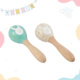Forest Friends Wooden Rattle Toy Set