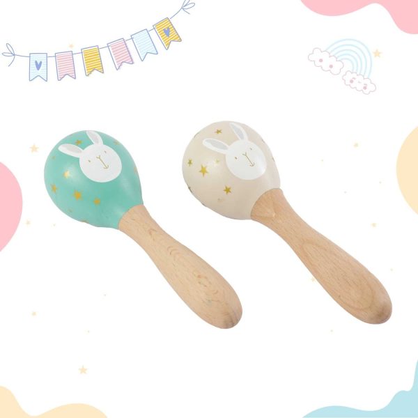 Forest Friends Wooden Rattle Toy Set