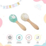 Forest Friends Wooden Rattle Toy Set