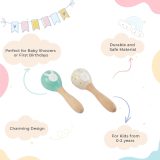 Forest Friends Wooden Rattle Toy Set