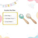 Forest Friends Wooden Rattle Toy Set
