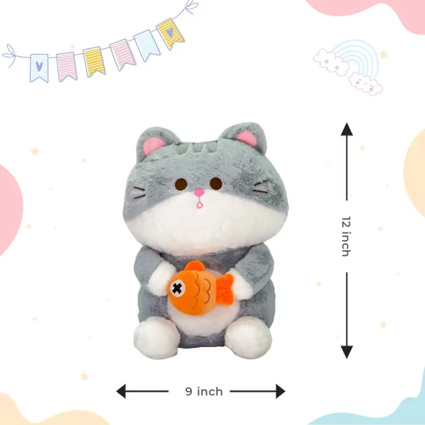 cat soft toy measurement