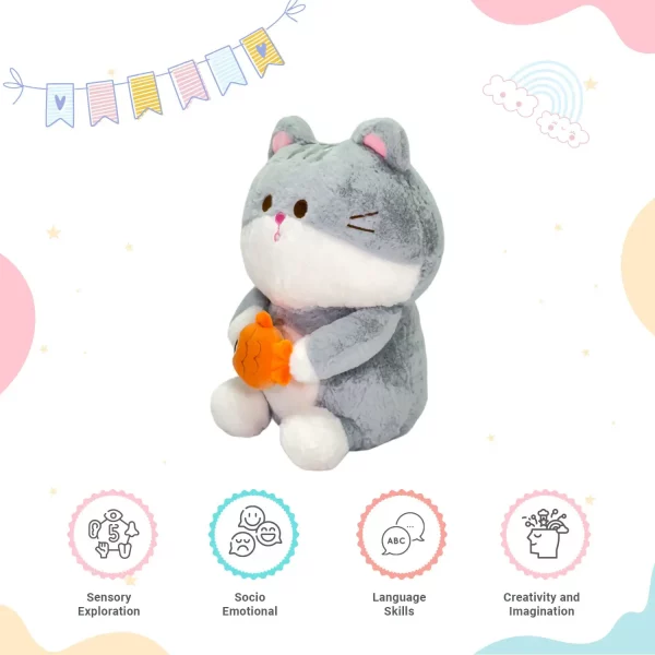 cat soft toy benefits