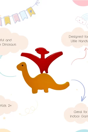 Dinosaur Wooden Stacking Toys