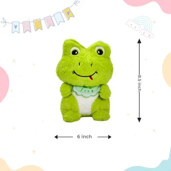 frog soft toy measurement