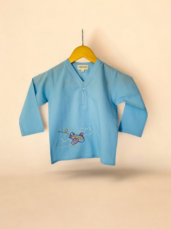 Blue Kurta Pajama for Kids