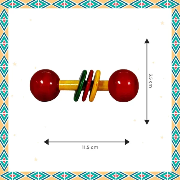 Dumbbell Rattle Size