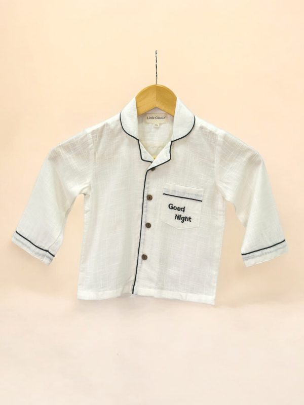 White Baby Night Suit