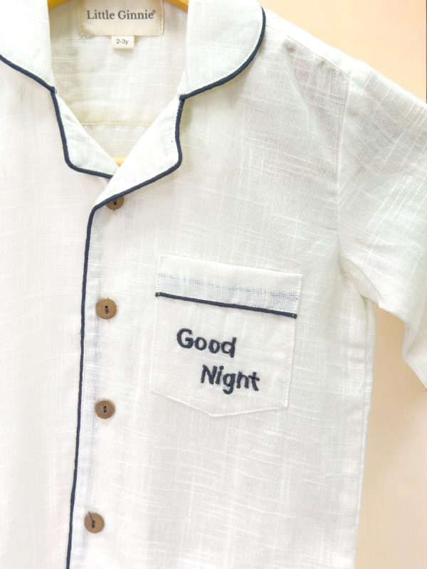 White Baby Night Suit