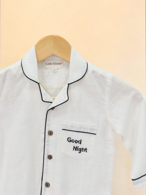 White Baby Night Suit