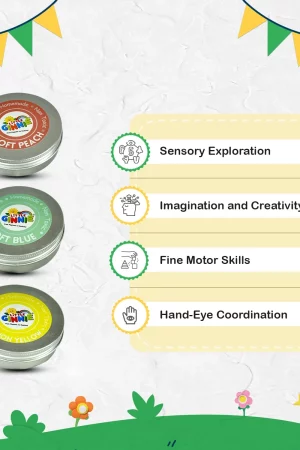 Pastel Colors Play Dough for Kids Benefits