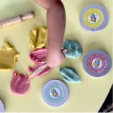 Pastel Colors Play Dough for Kids