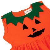 Halloween Orange Baby Frock