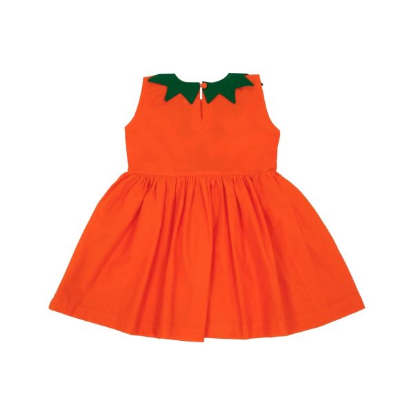 Halloween Orange Baby Frock