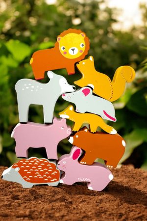 Jungle Wooden Stacking Toys