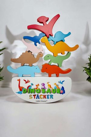 Dinosaur Wooden Stacking Toys