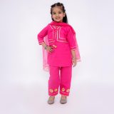 Pink Jacket Suit Set