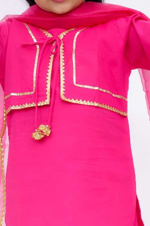Pink Jacket Suit Set