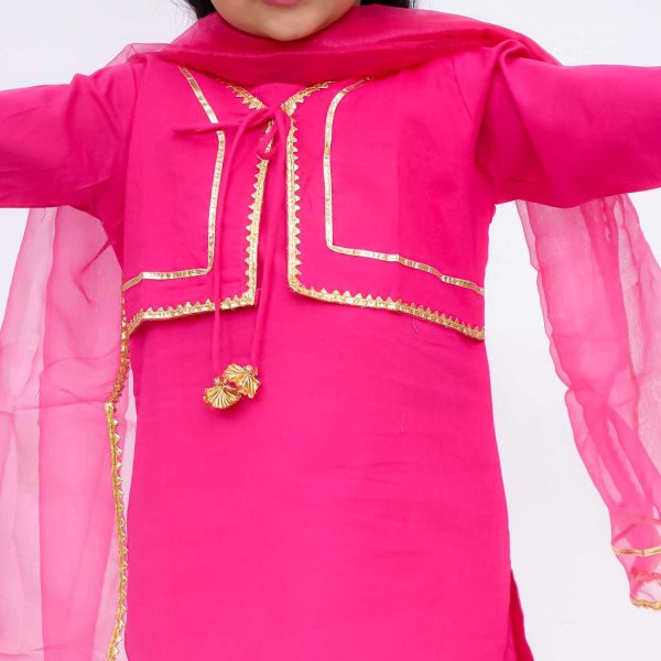 Pink Jacket Suit Set