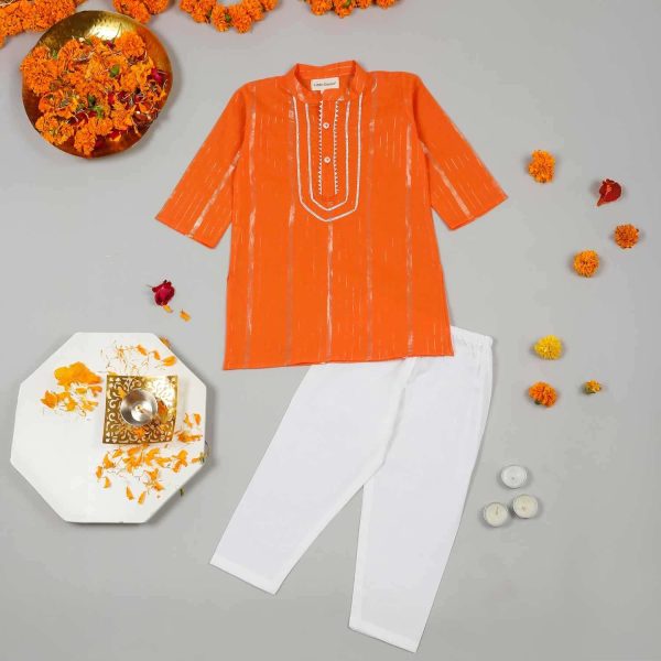 Orange Kurta Pajama