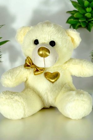 Cream Teddy Bear For Kids