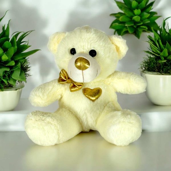 Cream Teddy Bear For Kids