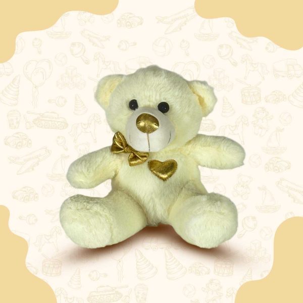 Cream Teddy Bear For Kids