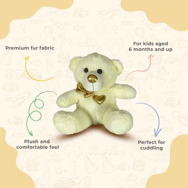 Cream Teddy Bear For Kids