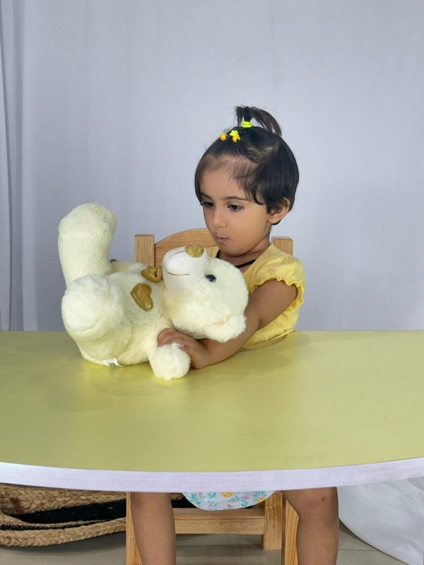 Cream Teddy Bear For Kids