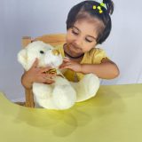 Cream Teddy Bear For Kids