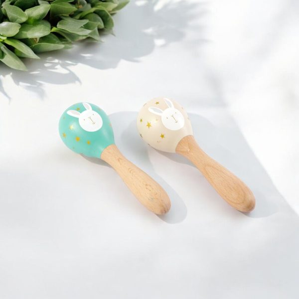 Forest Friends Wooden Rattle Toy Set