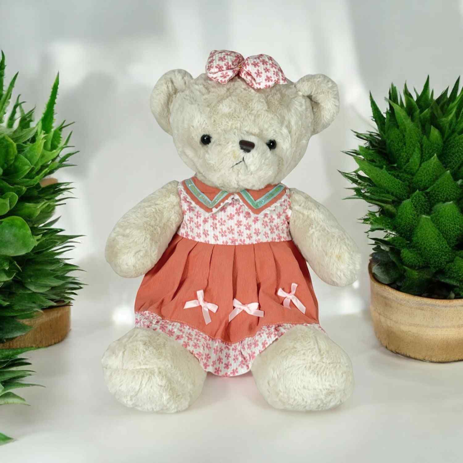 Teddy Bear for Kids with Multi-Colored Dresses Little Ginnie