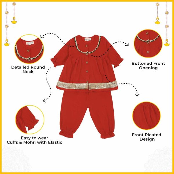 Red Co Ord Set