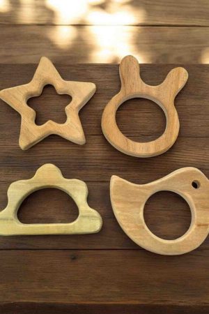 Neem Wood Teether Set