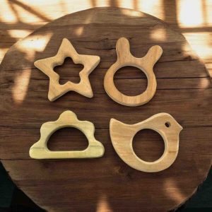 Neem Wood Teether Set