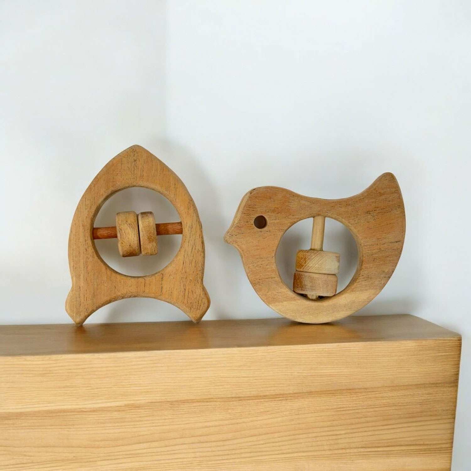 Neemwood Baby Rattle Toy Set Little Ginnie