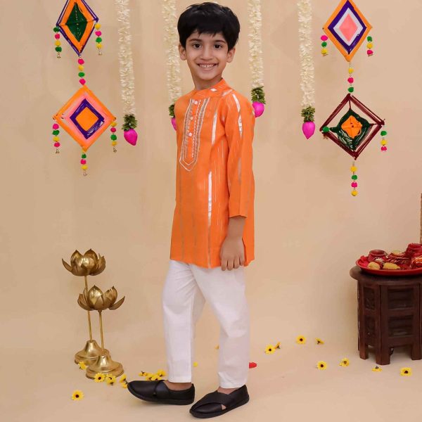 Orange Kurta Pajama