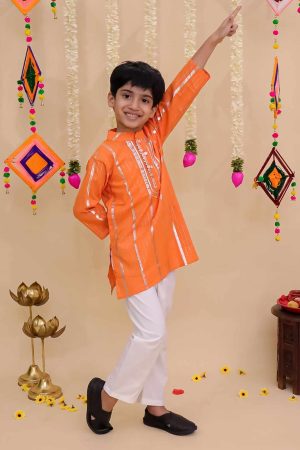Orange Kurta Pajama