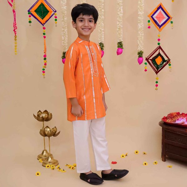 Orange Kurta Pajama