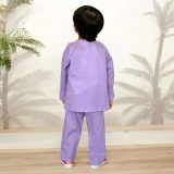 Purple Cat Baby Night Suit