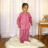 Pink Panda Baby Night Suit