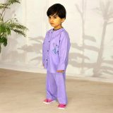 Purple Cat Baby Night Suit