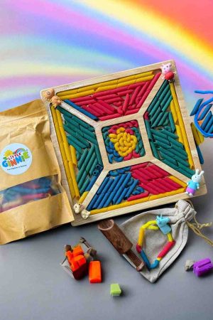 Rainbow Pasta Sensory Toys