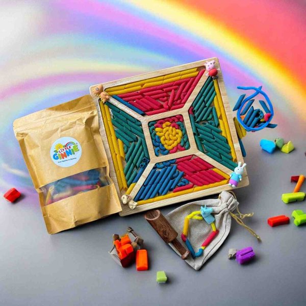 Rainbow Pasta Sensory Toys