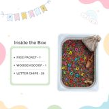 Rainbow Rice Sensory Toys