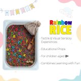 Rainbow Rice Sensory Toys