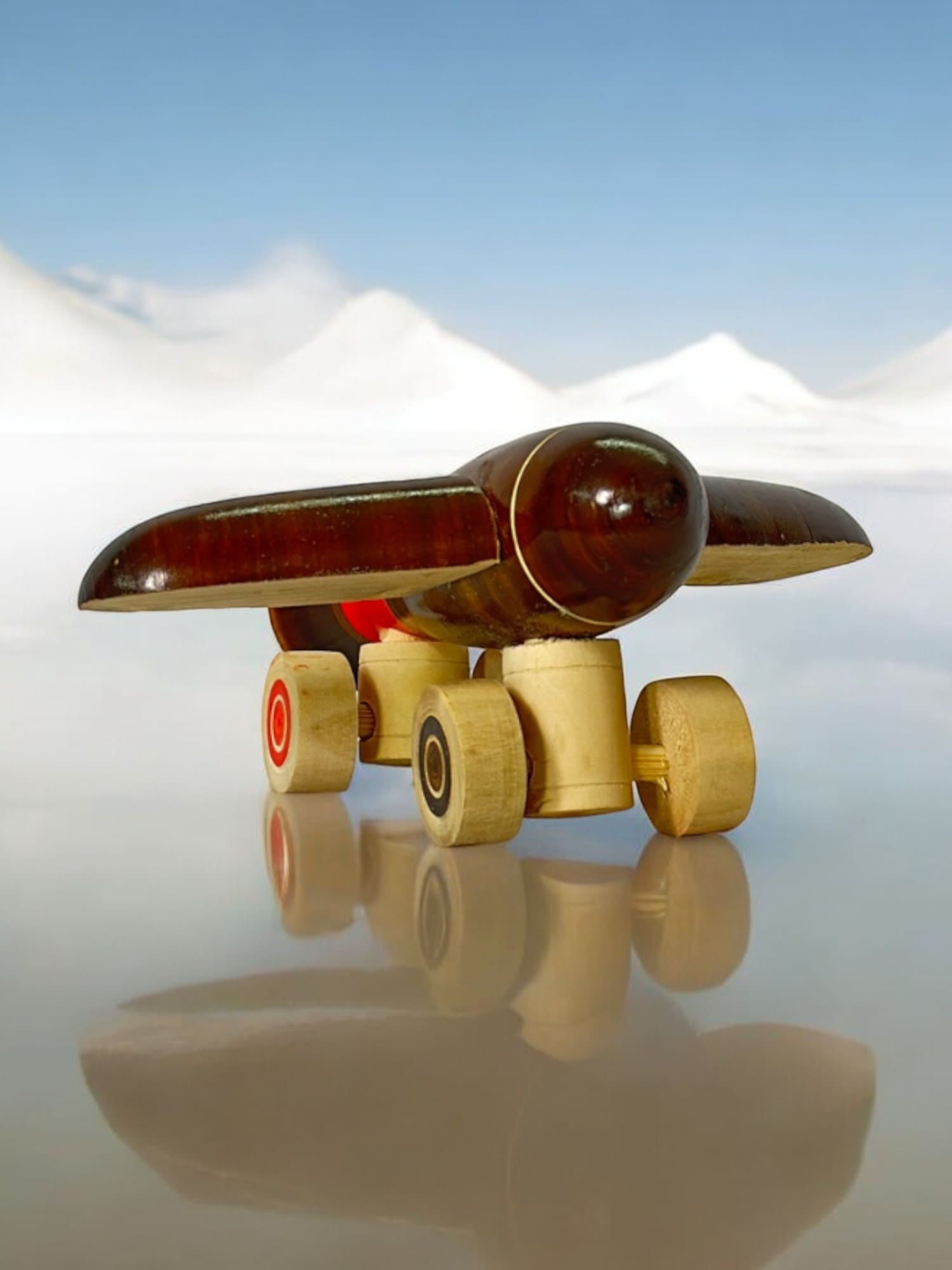 Wooden Airplane Toy Little Ginnie