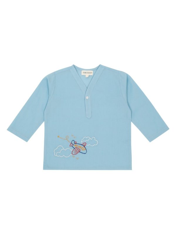 Blue Kurta Pajama for Kids